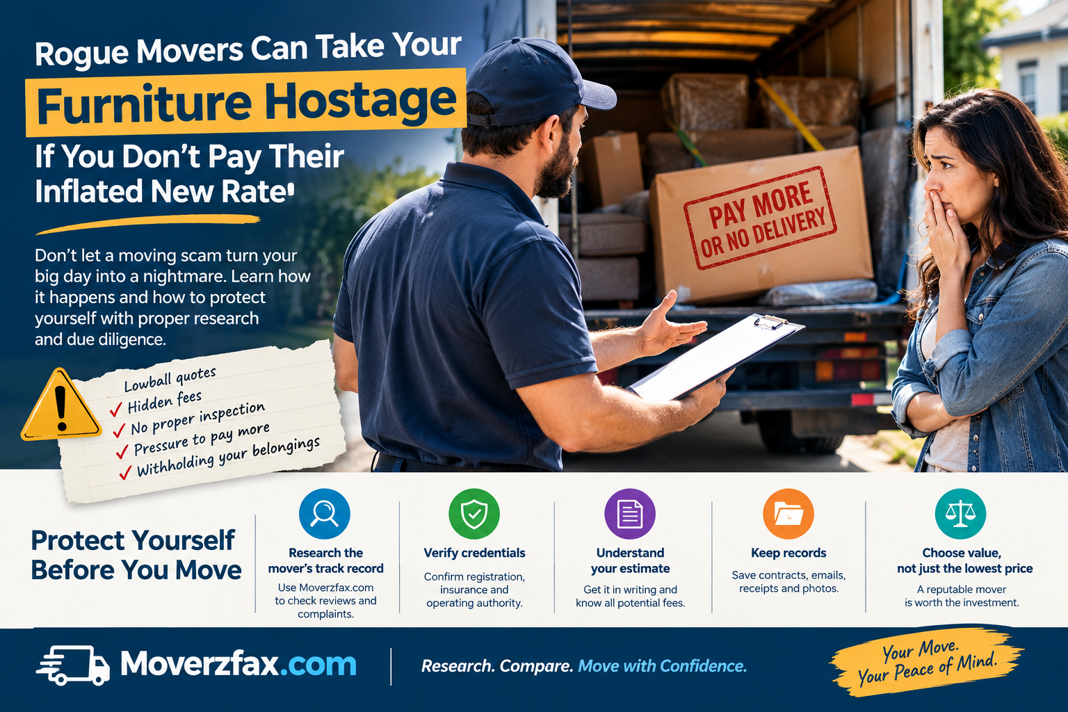When Rogue Movers Hold Your Furniture Hostage: How to Protect Yourself From Moving Scams