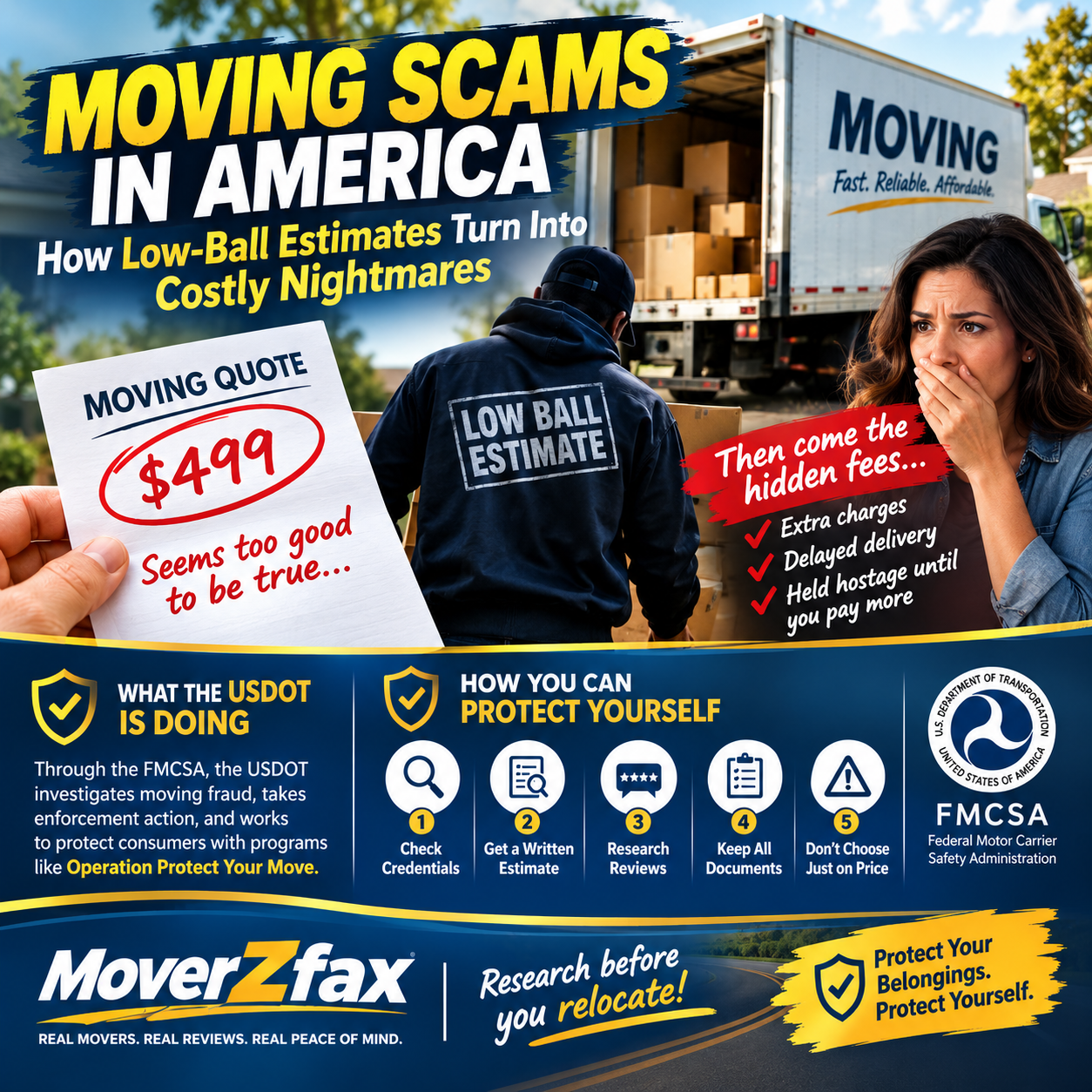 Moving Scams in America: How Low-Ball Estimates Turn Into Costly Nightmares
