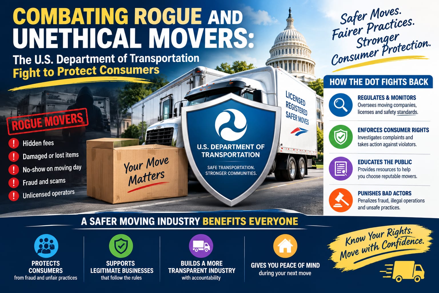 Combating Rogue and Unethical Movers: The U.S. Department of Transportation’s Fight to Protect Consumers